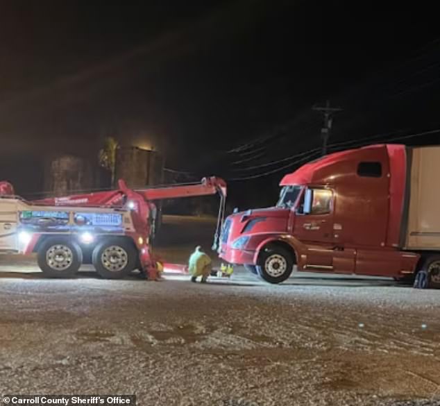 Carroll County sheriff's deputies and FBI agents searched the stop truck by truck until they found the couple after Sheriff Clint Walker received a frantic call that the missing girl, who is Native American, might be traveling in semi-trailer.