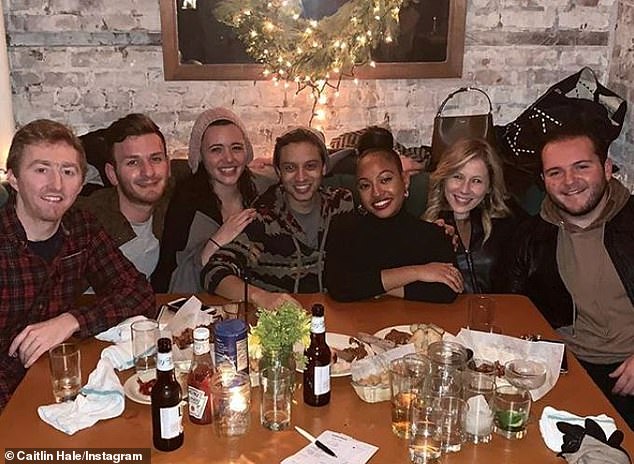 In 2019, seven of School of Rock's now-adult child stars reunited over New Year's Eve weekend in New York City. From left to right: James Hosey (Marco), Brian Falduto (Billy), Becca Brown (Katie), Zachary Infante (Gordon), Aleisha Lanae Allen (Alicia), Caitlin (Marta) and Angelo (Frankie)