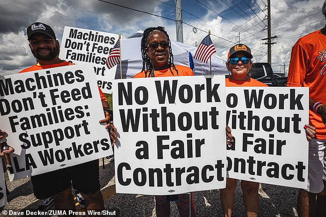 Members of the International Longshoremen's Association had been seeking a five-dollar-an-hour increase in each of the next six years, which amounted to a 77 percent increase in wages over a six-year period, increased contributions to pensions and a fair distribution of royalties paid on container members moved