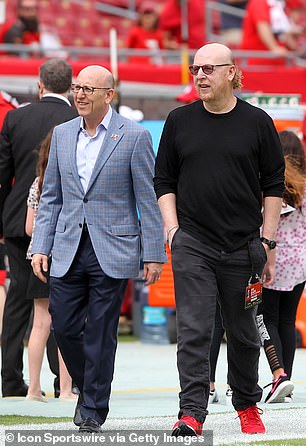 Buccaneers co-chairman Joel Glazer and Manchester United co-CEO Avram Glazer.