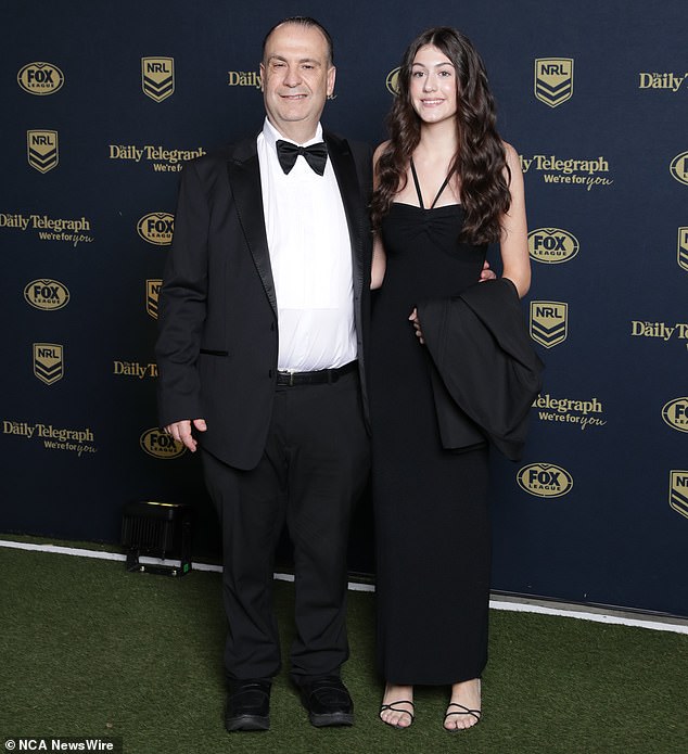 Australian Rugby League Commission chairman Peter V'landys (pictured with his daughter at this week's Dally M ceremony) has responded angrily to claims the AFL will be the number one sport in New South Wales.