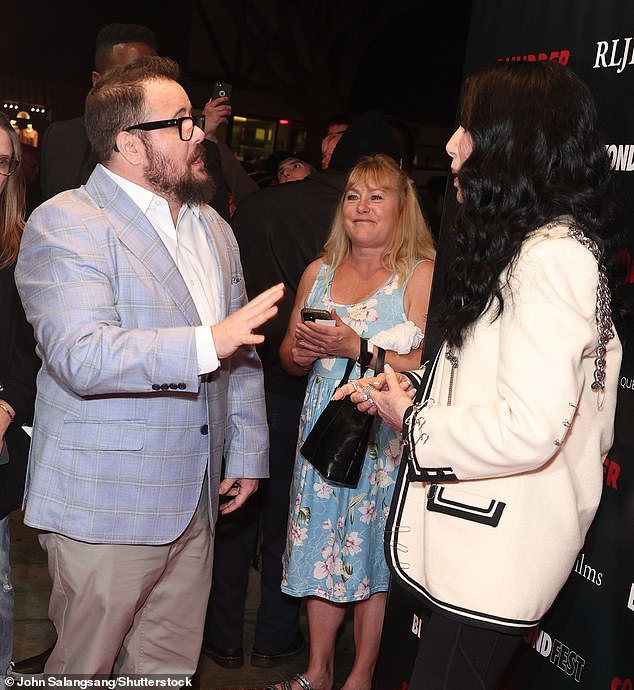 They had a friendly chat before the screening in Los Angeles.