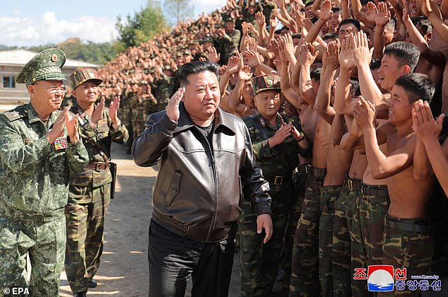 A photograph published by North Korean state media shows Kim Jong Un inspecting the training base of the Korean People's Army (KPA) special operations unit.