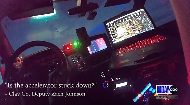 Officers pursuing Dutcher were able to talk to him on the phone and were seen on body camera footage trying to figure out how the Honda lost control.