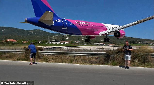 In August 2022, a WizzAir flight made headlines when dramatic footage from Skiathos Airport showed the plane flying just meters above the heads of tourists as it touched down.