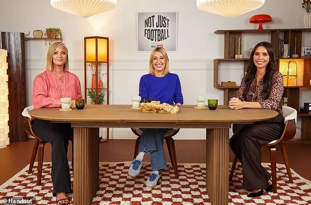 The presenter, 45, married to former Chelsea player Frank, will join Kelly Cates and Hayley McQueen for a Sky Sports football podcast, called Not Just Football.