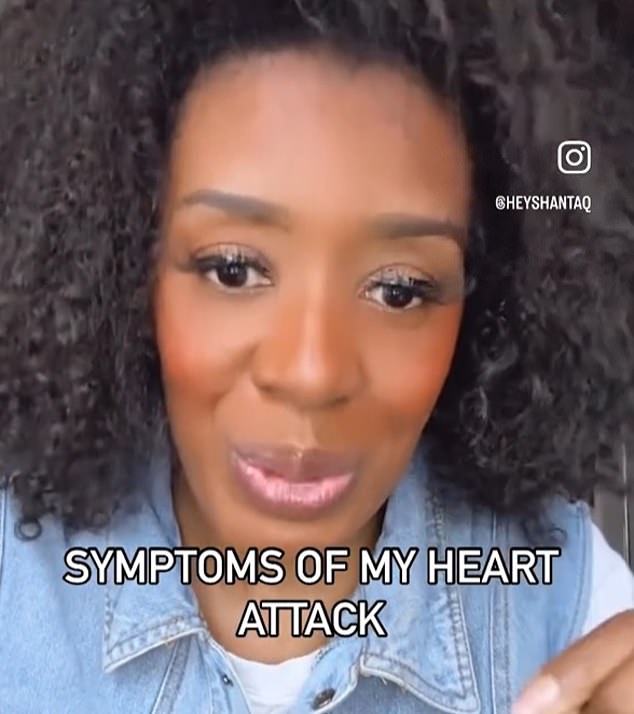 Rina Devans, a mother from New York City, revealed on TikTok that a warning sign of her heart attack was pain in her neck and shoulders. The symptoms began two weeks before the attack occurred, he said.