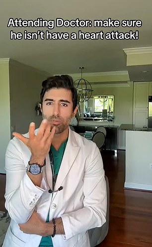 Several doctors have created clips warning about the hidden symptoms of TikTok, including the above from Maryland-based Dr. Kunal Sood.