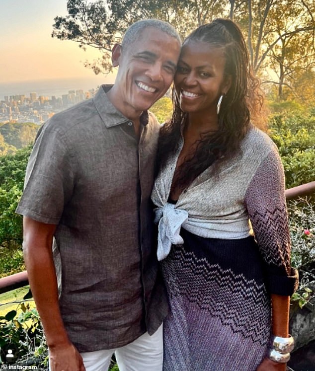 Barack and Michelle shared effusive anniversary tributes as they celebrated last year's wedding anniversary.