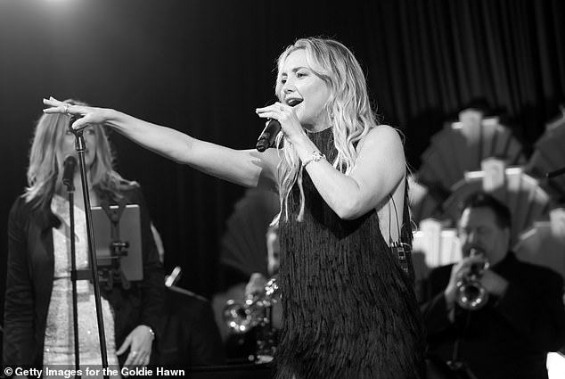 The release of the new song comes after Kate delivered a passionate performance at the star-studded Goldie Hawn Foundation and MindUP's 20th Anniversary Love-In Gala in Beverly Hills on Friday.