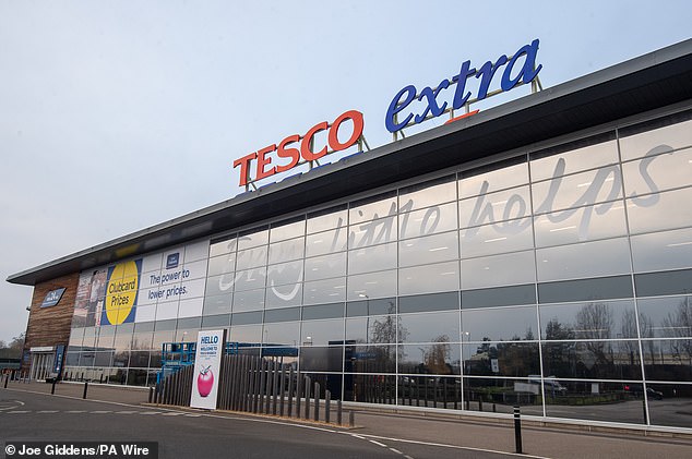 Strong sales: Tesco said half-year sales reached £31.5bn in the 26 weeks to August 24.