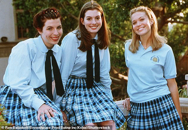 Anna starred alongside Heather Matarazzo and Mandy Moore (right) in the first film.