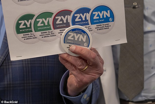 Schumer said Zyn is a popular product among young adults and, worryingly, some minors.