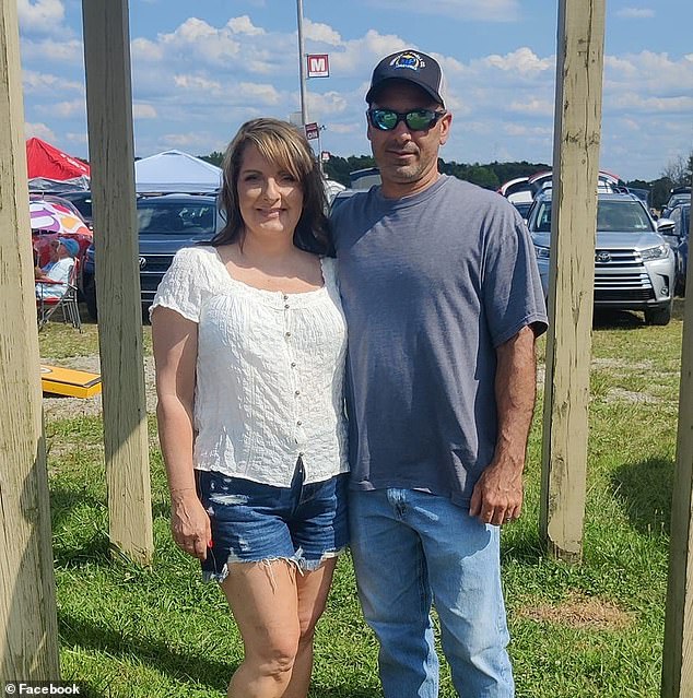 The leak comes ahead of Trump's return to the Butler, Pennsylvania, location where an attempt was made on his life and Comperatore (pictured right with his wife Helen) was murdered next weekend.