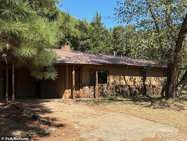 At the time of Morgan's kidnapping and arrest for kidnapping the 11-year-old boy, he was living in this three-bedroom, 1,000-square-foot rental house on a dusty road outside of Van Buren.