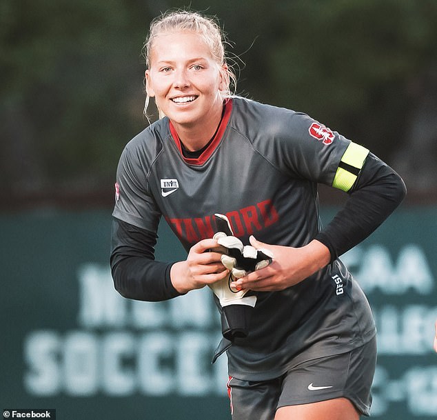 Meyer was the goalie for the national champion Stanford Cardinal in 2019