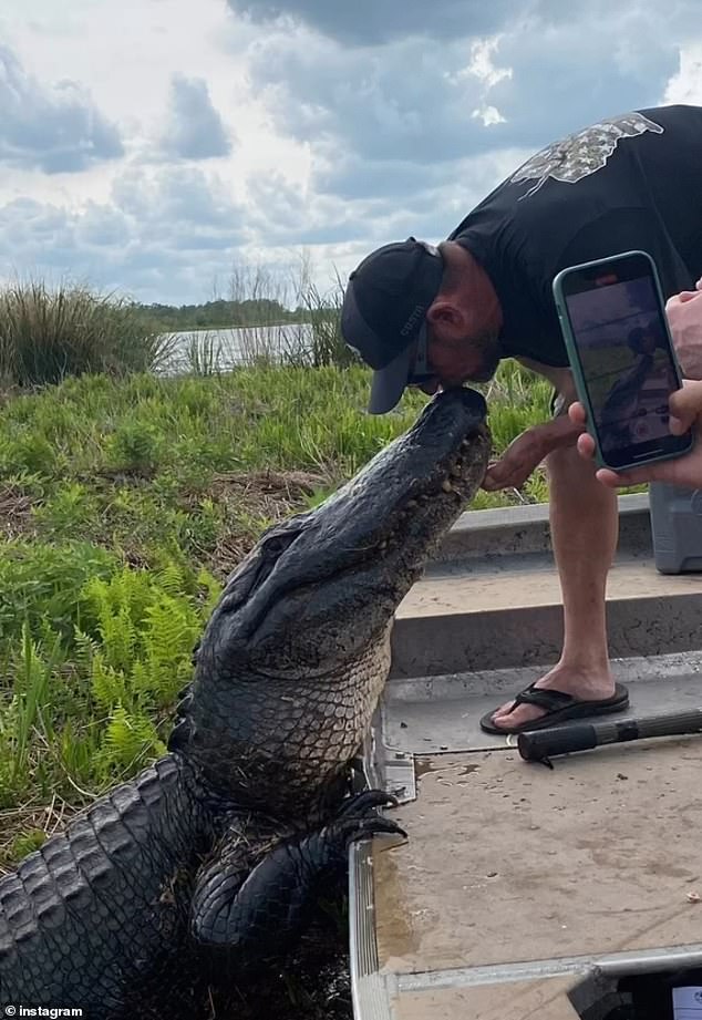 According to TMZ, he joked with the ship's passengers about one reptile in particular: 