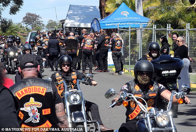 A regional Bandidos meeting will be held at Saturday's wake, which is understood to be held at the home of Bandidos member Mitchell Sutton.