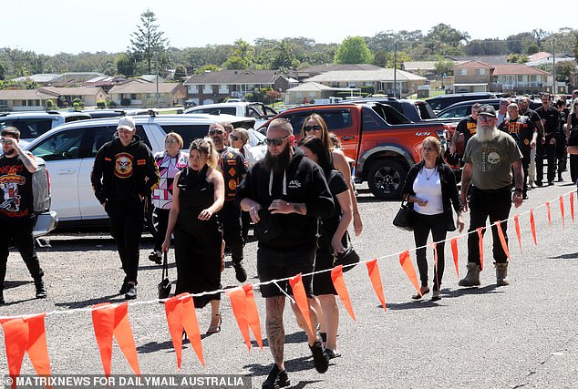 Last month, Martin's death shocked the biker gang and many rushed to pay tribute to the former president.