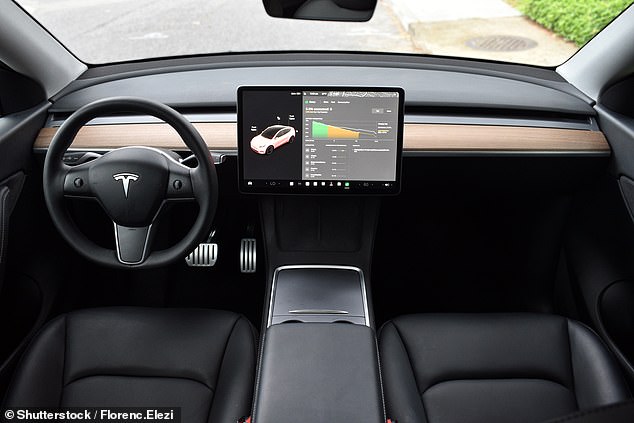 The interior of the Model Y remains the same with a black or black and white option, a 15.4-inch touchscreen, and five seats.