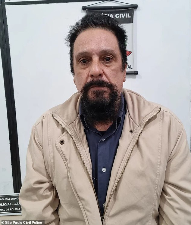 Paulo Matías (pictured) asked a São Paulo judge in June to release him from prison, where he remains before the October 10 trial for the murders of his daughter's ex-boyfriend, actor Rafael Miguel, and her parents. .