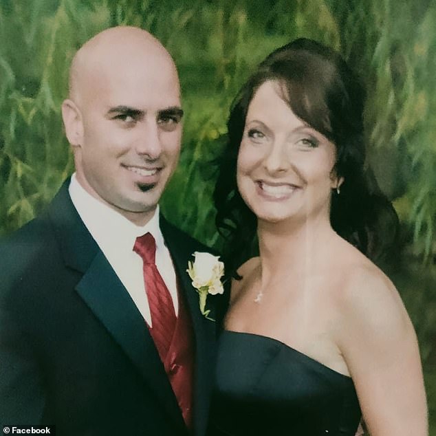 Helen and Corey Comperatore in photos from Helen's Facebook page. Corey was shot and killed by Thomas Crooks at a Trump rally in Butler, Pennsylvania, on July 13, 2024.