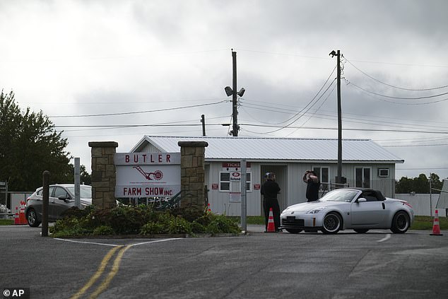 The entrance to the Butler Farm Show grounds in Butler, Pennsylvania