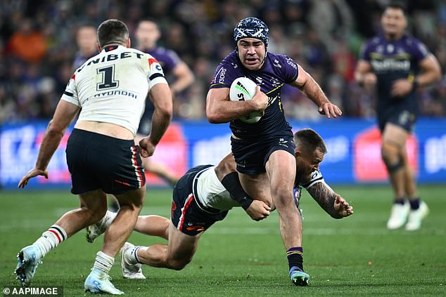 Melbourne Storm rider Jahrome Hughes will look to add the Clive Churchill medal to the Dally M award he won last week.