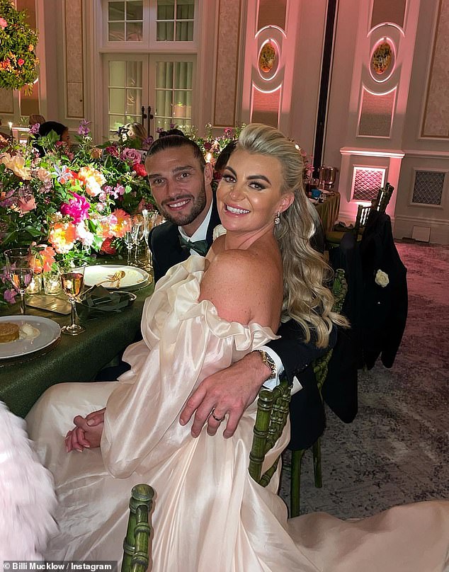 The former TOWIE star and footballer tied the knot in June 2022 in a lavish ceremony in Hampshire, and last week it was claimed they had 'split'.