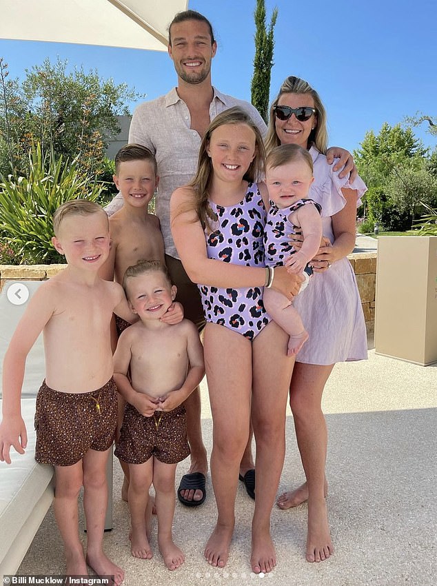 Their new romance grew while Billi enjoyed her own vacation with the couple's five children, including the eldest two, Emilie Rose, 15, and Lucas, 14, Andy's children from a previous marriage.