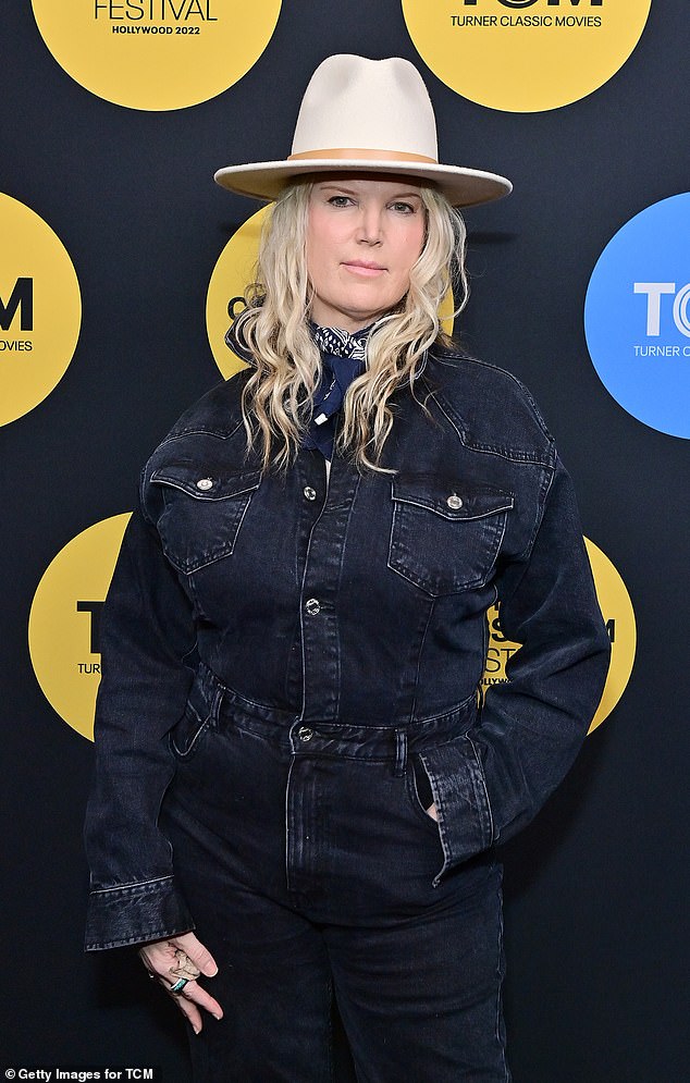 Louise Stratten attends a special screening of Bogdanovich's classic Paper Moon in Los Angeles in 2022