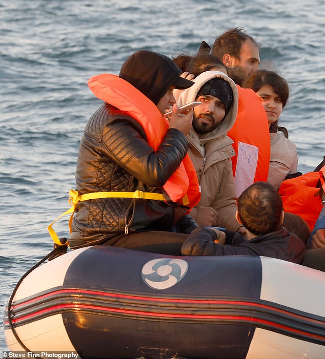 Some wore designer clothing, including an Icono Couture hoodie. And they were also on their iPhones, and it is believed they were informing smugglers in France about the progress of their journey.