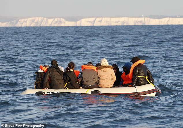 But others wore a flimsy yellow ribbon around their waists as a cheaper, improvised life jacket.