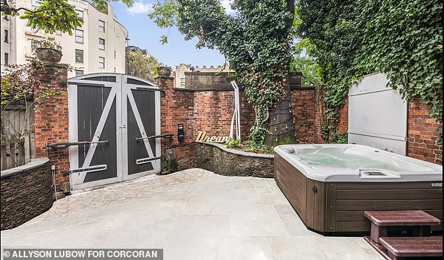 Equipped with an outdoor grill and hot tub, the 3,700-square-foot property is located in the heart of Manhattan's West Village.