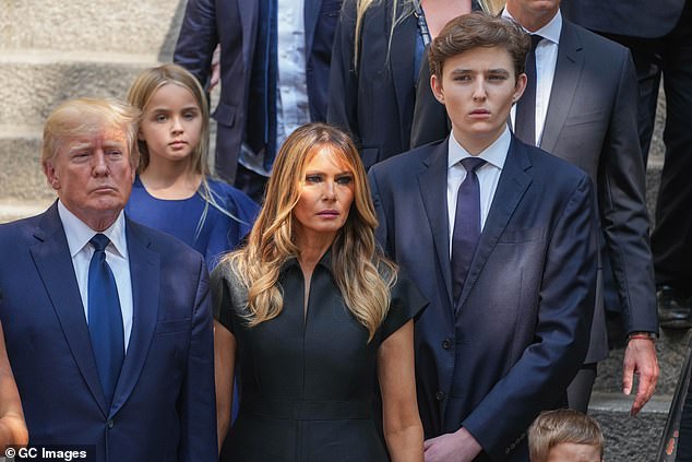 Melania recalled how her son was harassed online and said the damage he caused makes it impossible to accept an apology from comedian Rosie O'Donnell, who sparked the speculation.