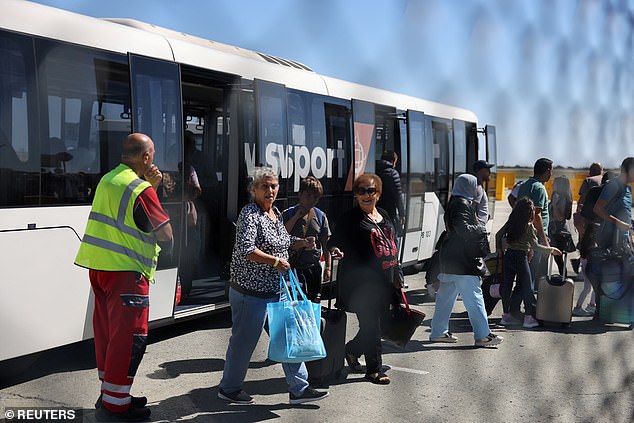 Passengers on board will be offered a Qantas flight for the journey from Cyprus to Sydney.