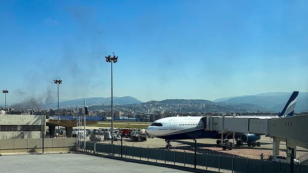 It comes amid fears that Beirut airport could close.