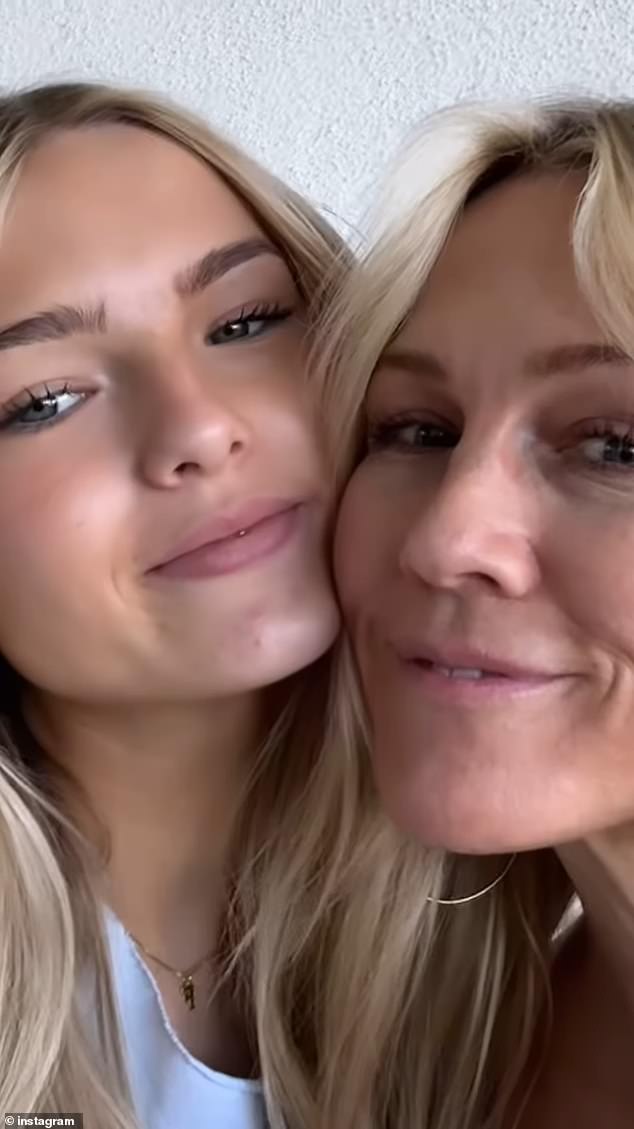 The mother-daughter duo also posed for a selfie video together while standing together and flashed happy smiles towards the camera.