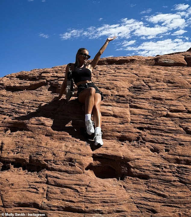 She shared with her followers several snapshots of herself at the tourist spot.