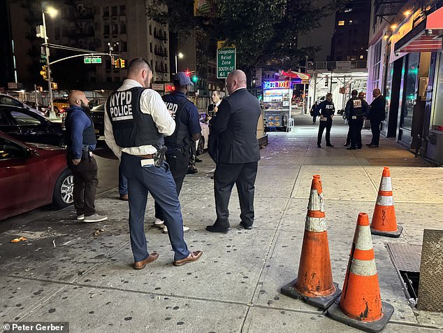 A confrontation apparently broke out after Paterson and his son told the three young men to stop climbing the fire escape.