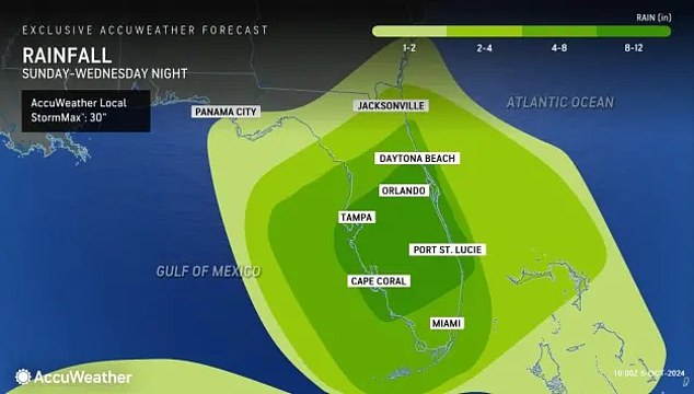 Forecasters predict there is a chance that Milton, now just a strong storm, could become a hurricane, causing serious consequences for the projected areas.