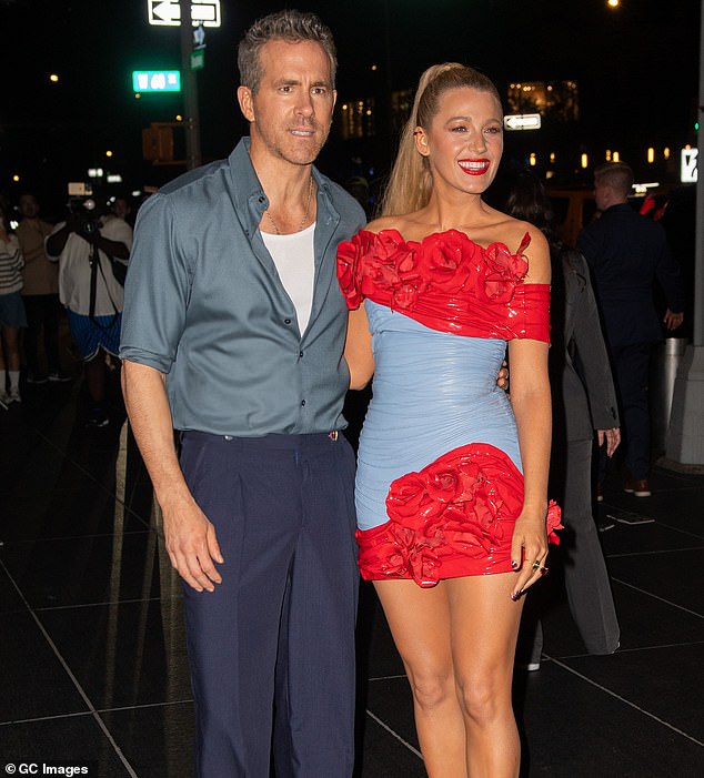 The couple, who recently celebrated their 12th anniversary, first met on the set of 2011's Green Lantern (pictured in New York City in July).