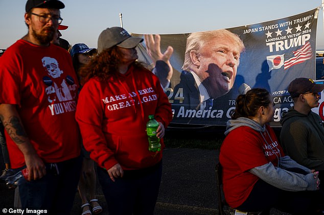 Trump fans show up to support presidential candidate 84 days after he was nearly assassinated