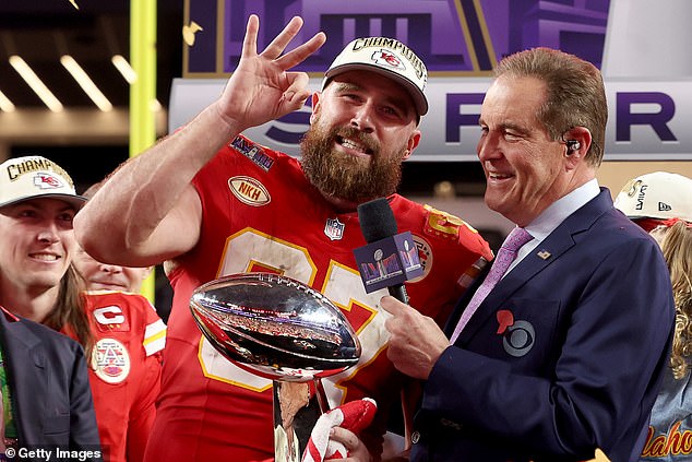 Kansas City cited Kelce's iconic speech after winning the Super Bowl earlier this year.