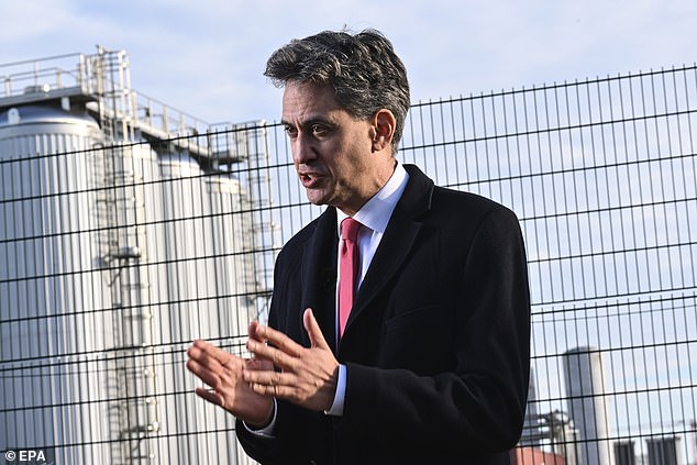 Ed Miliband is Secretary of State for Energy Security and Net Zero