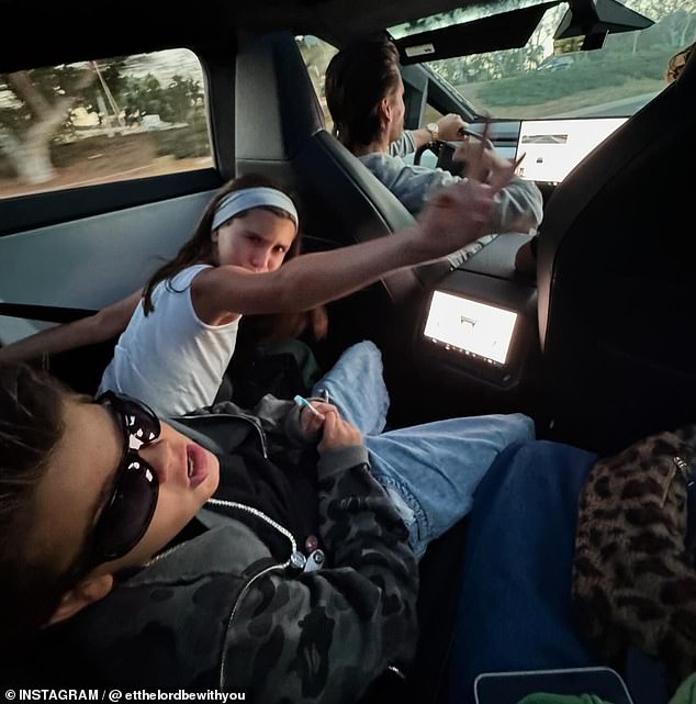 Disick shares children Penelope, 12, and Reign, nine, seen here, along with his eldest son Mason, 14, with his ex-partner Kourtney Kardashian, 45.