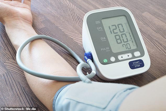 High blood pressure also increases the risk of kidney disease. It is often caused by poor lifestyle habits, such as poor diet, excess alcohol, and lack of exercise. (File image)