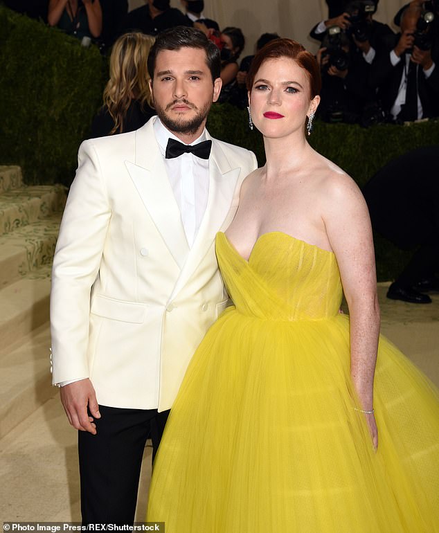 Kit Harington and Rose Leslie photographed in New York in September 2021