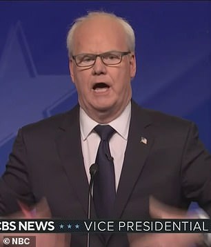 Jim Gaffigan took over the role of Tim Walz