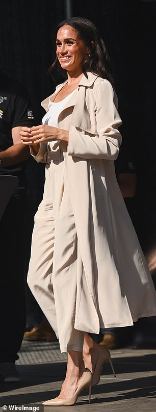 On the other hand, Meghan Markle dresses, almost exclusively, in shades of beige, camel and white.